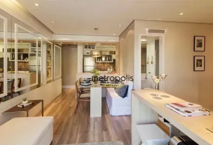Apartamento com 2 Quartos à venda, 48m² no Parque João Ramalho, Santo André