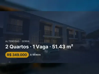 Casa com 2 Quartos à venda, 51m² no Alterosas, Serra
