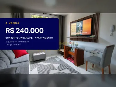 Apartamento com 2 Quartos à venda, 55m² no Conjunto Jacaraípe, Serra