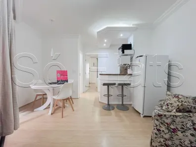 Flat com 1 Quarto para alugar, 39m² no Indianópolis, São Paulo