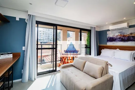 Apartamento com 1 Quarto para venda ou aluguel, 32m² no Pinheiros, São Paulo