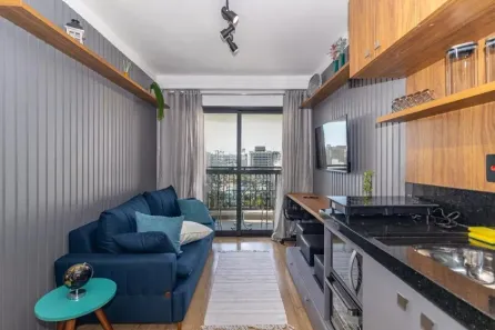 Kitnet com 1 Quarto à venda, 31m² no Indianópolis, São Paulo