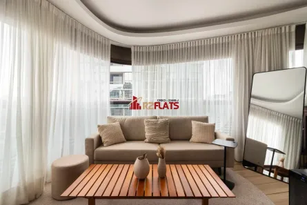 Flat com 1 Quarto para alugar, 48m² no Vila Olímpia, São Paulo