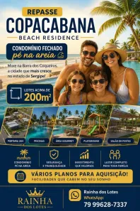Lote/Terreno à venda, 200m² no , Barra dos Coqueiros