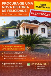 Casa com 5 Quartos à venda, 224m² no Progresso, Blumenau