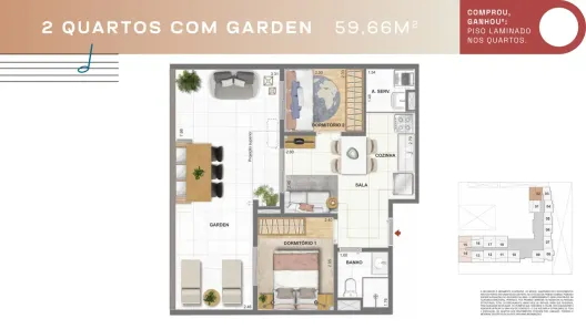 Apartamento com 2 Quartos à venda, 59m² no Santo Cristo, Rio de Janeiro