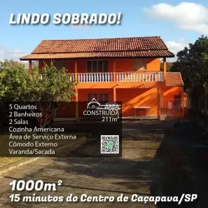 Fazenda/Sítio com 5 Quartos à venda, 211m² no Portal Mantiqueira, Caçapava
