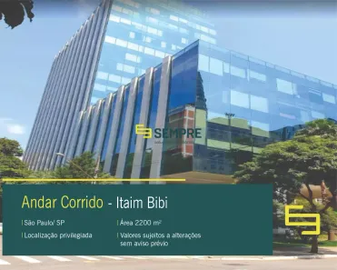 Imóvel Comercial para alugar, 2200m² no Itaim Bibi, São Paulo