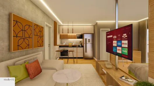Apartamento com 1 Quarto à venda, 34m² no São Pedro, Juiz de Fora