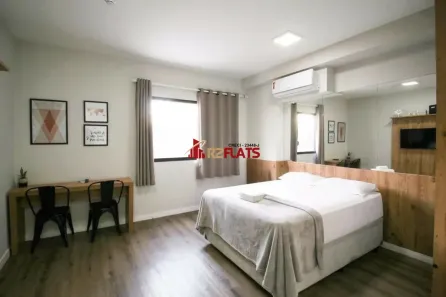 Apartamento com 1 Quarto à venda, 26m² no Indianópolis, São Paulo
