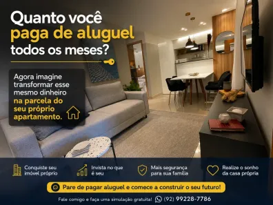 Apartamento com 2 Quartos à venda, 48m² no Ponta Negra, Manaus