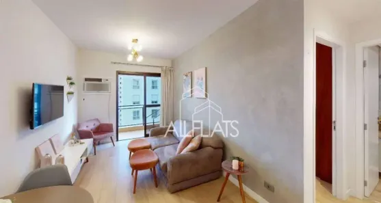 Flat com 1 Quarto à venda, 42m² no Jardim Paulista, São Paulo