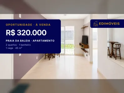 Apartamento com 2 Quartos à venda, 45m² no Praia da Baleia, Serra
