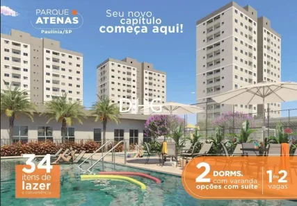 Apartamento com 2 Quartos à venda, 46m² no Alto de Pinheiros, Paulínia