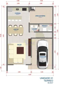Sobrado com 3 Quartos à venda, 143m² no Cajuru, Curitiba