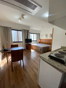 Flat com 1 Quarto para alugar, 30m² no Indianópolis, São Paulo