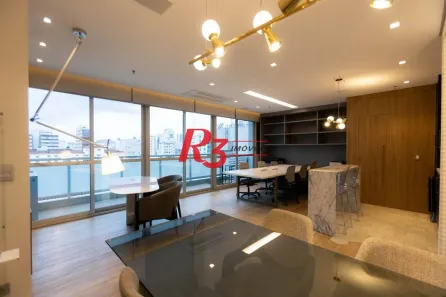 Sala Comercial para alugar, 52m² no Gonzaga, Santos