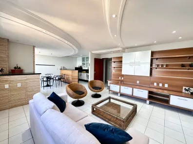 Apartamento com 3 Quartos para alugar, 112m² no Ponta Negra, Natal