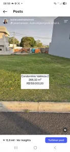 Lote/Terreno à venda, 268m² no Álvares Machado, Álvares Machado