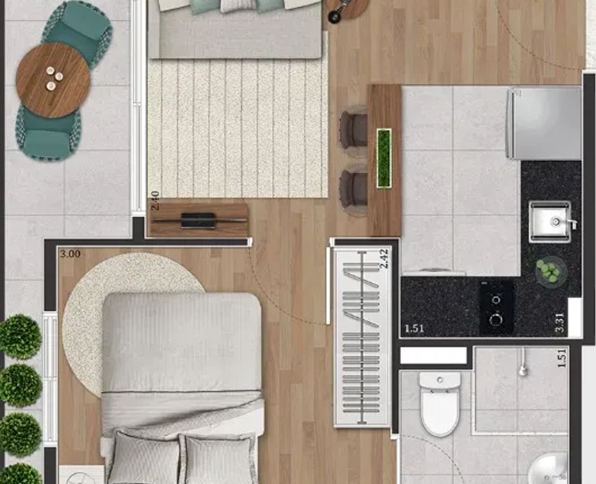 VIA TUCURUVI - APARTAMENTO no Vila Mazzei, São Paulo