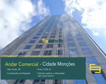 Imóvel Comercial para alugar, 1236m² no Brooklin Paulista, São Paulo