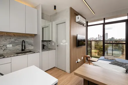 Apartamento com 1 Quarto para alugar, 21m² no Mossunguê, Curitiba