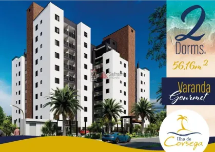 Apartamento com 2 Quartos à venda, 56m² no Martim de Sá, Caraguatatuba