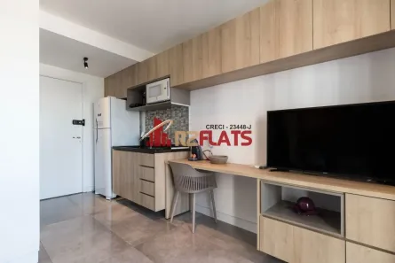 Flat com 1 Quarto para alugar, 28m² no Indianópolis, São Paulo