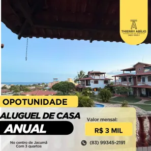 Casa de Condomínio com 3 Quartos para alugar, 100m² no Jacumã, Conde