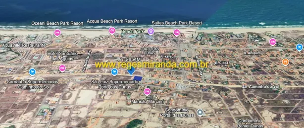 Lote/Terreno à venda, 2854m² no Porto das Dunas, Aquiraz