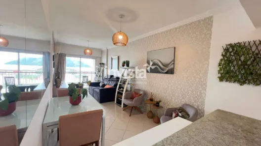 Apartamento com 2 Quartos para alugar, 74m² no Ponta da Praia, Santos