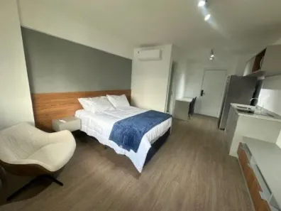 Apartamento com 1 Quarto para alugar, 29m² no Moema, São Paulo
