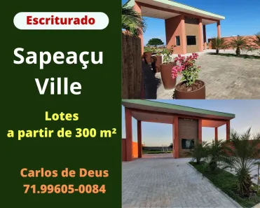 Lote/Terreno à venda, 300m² no , Sapeaçu