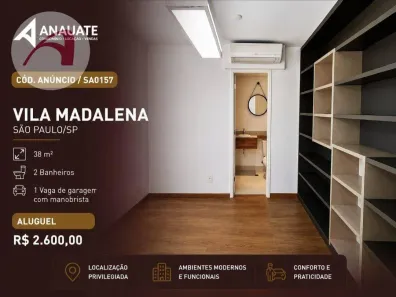 Sala Comercial para alugar, 38m² no Vila Romana, São Paulo