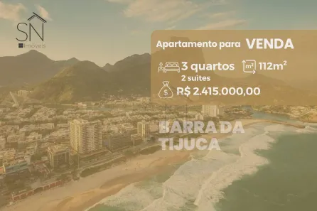 Apartamento com 3 Quartos à venda, 112m² no Barra da Tijuca, Rio de Janeiro