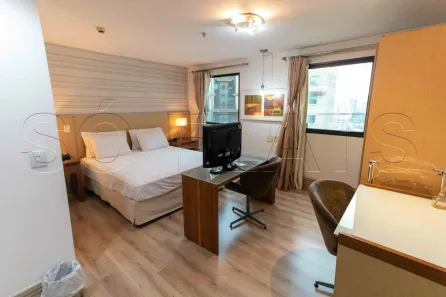 Flat com 1 Quarto à venda, 27m² no Indianópolis, São Paulo