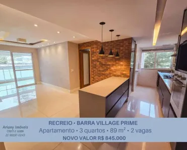 Apartamento com 3 Quartos à venda, 89m² no Recreio dos Bandeirantes, Rio de Janeiro