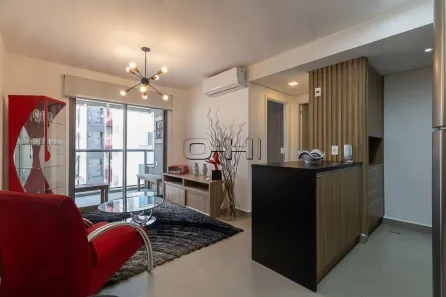 Apartamento com 1 Quarto para alugar, 45m² no Indianópolis, São Paulo