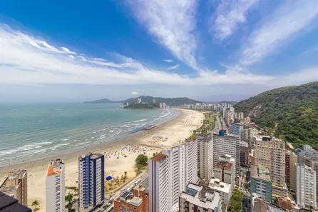 Apartamento com 4 Quartos para alugar, 258m² no Gonzaga, Santos