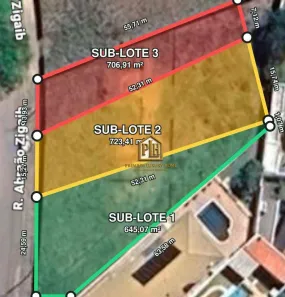 Lote/Terreno à venda, 707m² no Vila Santista, Atibaia