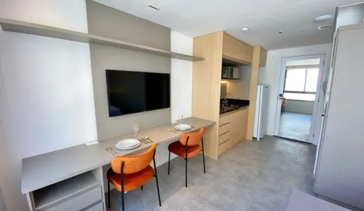 Flat com 1 Quarto para alugar, 26m² no Pinheiros, São Paulo