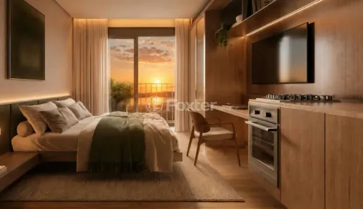 Kitnet com 1 Quarto à venda, 17m² no Menino Deus, Porto Alegre