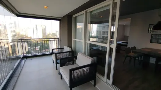 Apartamento com 1 Quarto para alugar, 62m² no Cidade Monções, São Paulo