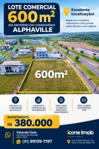 Lote/Terreno à venda, 600m² no Água Boa (Outeiro), Belém