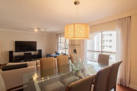 Apartamento com 3 Quartos para alugar, 142m² no Indianópolis, São Paulo