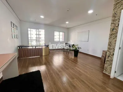 Sala Comercial para alugar, 47m² no Vila Mathias, Santos