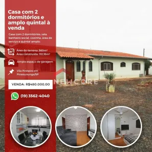 Casa com 2 Quartos à venda, 110m² no Vila Pinheiro, Pirassununga