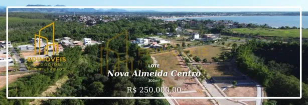 Lote/Terreno à venda, 300m² no Nova Almeida Centro, Serra