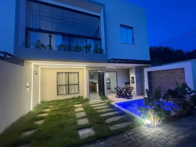 Casa com 2 Quartos para alugar, 82m² no Arembepe (Abrantes), Camaçari