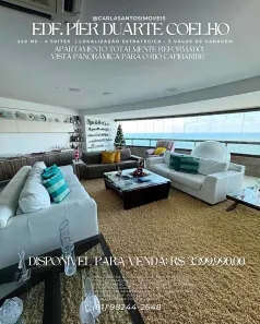 Apartamento com 4 Quartos à venda, 249m² no São José, Recife